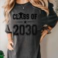 Class Of 2030 Shirt Graduation Women's Comfort Colors T-Shirt Pepper