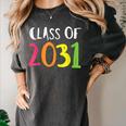 Class Of 2031 Kindergarten Graduation Back To School T-Shirt Women's Comfort Colors T-Shirt Pepper