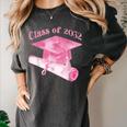 Class Of 2032 Senior 2032 Back To School 2032 Graduation Cap Women's Comfort Colors T-Shirt Pepper