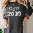 Class Of 2033 Shirt Senior 2033 Graduation Him Her Women's Comfort Colors T-Shirt Pepper