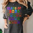 Class Of 2034 Grow With Me Graduation First Day Of School Women's Comfort Colors T-Shirt Pepper