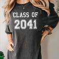 Class Of 2041 Graduation School Future Graduate Women's Comfort Colors T-Shirt Pepper