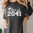 Class Of 2041 Grow With Me Graduation First Day Of School Women's Comfort Colors T-Shirt Pepper