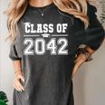 Class Of 2042 Grow With Me First Day Of School Graduation Women's Comfort Colors T-Shirt Pepper