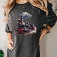Classic Steam Train Enthusiasts Nostalgia For Train Lovers Women's Comfort Colors T-Shirt Pepper Classic Steam Train Enthusiasts Nostalgia For Train Lovers Women's Comfort Colors T-Shirt Pepper