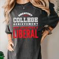College Graduation For Conservatives Women's Comfort Colors T-Shirt Pepper