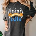 College Graduation Shirts Graduate Grad 2018 Women's Comfort Colors T-Shirt Pepper