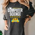 Computer Science Degree Graduation Senior Celebration Grad Women's Comfort Colors T-Shirt Pepper