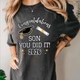 Congratulations Son You Did It Son Graduation 2026 Women's Comfort Colors T-Shirt Pepper