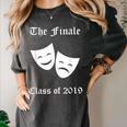 Cool Theater Graduation Tshirt Tragedy And Comedy Masks Women's Comfort Colors T-Shirt Pepper