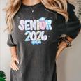 Coquette Senior-Class Of 2026 Preppy Graduation Graduate Women's Comfort Colors T-Shirt Pepper
