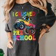 I Crushed Pre-K Monster Truck Graduation Preschool Grad 2025 Women's Comfort Colors T-Shirt Pepper