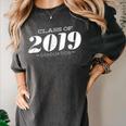 Cute Class Of 2019 Distressed Senior Graduation 2019 Women's Comfort Colors T-Shirt Pepper