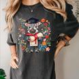 Cute Graduation Zebra Holding Diploma T Shirt Women's Comfort Colors T-Shirt Pepper