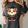 Cute Hamster Graduation Women's Comfort Colors T-Shirt Pepper