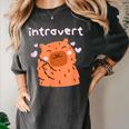 Cute Introvert Graphic Tee Women's Comfort Colors T-Shirt Pepper Cute Introvert Graphic Tee Women's Comfort Colors T-Shirt Pepper