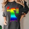 Dabbing Graduate 2018 Graduation Celebration Women's Comfort Colors T-Shirt Pepper