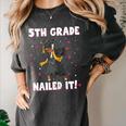 Dabbing Graduation Class Of 2025 Girls 5th Grade Nailed It Women's Comfort Colors T-Shirt Pepper