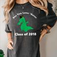 Dabbing Later Gator Graduation Class Of 2018 T-Shirt Women's Comfort Colors T-Shirt Pepper