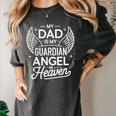 My Dad Father Is My Guardian Angel In Heaven Memory Memorial Women's Comfort Colors T-Shirt Pepper