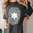 Deputy Sheriff DNA Sheriff Graduation 6 Star Badge Women's Comfort Colors T-Shirt Pepper