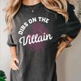 Dibs On The Villain Dark Romance Books Skeleton Morally Grey Women's Comfort Colors T-Shirt Pepper