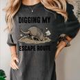 Digging My Escape Route Armadillo Introvert Humor Women's Comfort Colors T-Shirt Pepper Digging My Escape Route Armadillo Introvert Humor Women's Comfort Colors T-Shirt Pepper