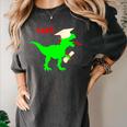 Dinosaur Rawr Diploma Grad Graduate Graduation Women's Comfort Colors T-Shirt Pepper