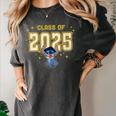 Disney Lilo & Stitch Graduation 2025 Stitch Collegiate Women's Comfort Colors T-Shirt Pepper