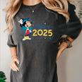 Disney Mickey Mouse Cap & Gown '25 Graduation Class Of 2025 Premium Tri-Blend Women's Comfort Colors T-Shirt Pepper