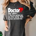 Doctor For Medical Med Student Graduation Women's Comfort Colors T-Shirt Pepper
