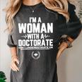 Doctorate Graduation For Doctorate Of Education Women's Comfort Colors T-Shirt Pepper