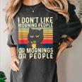 I Don't Like Morning People Introvert Introverted Antisocial Women's Comfort Colors T-Shirt Pepper