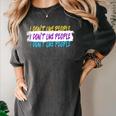 I Don't Like People Sarcastic Humanity Hater Introvert Women's Comfort Colors T-Shirt Pepper I Don't Like People Sarcastic Humanity Hater Introvert Women's Comfort Colors T-Shirt Pepper