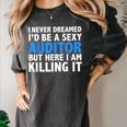 Never Dreamed I'd Be a Sexy Auditor Graduation Women's Comfort Colors T-Shirt Pepper