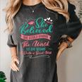DSW Graduation So She Became A Doctor Of Social Work Women's Comfort Colors T-Shirt Pepper