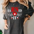 Earned It For Nurse Graduation Or RN LPN Nursing School Grad Women's Comfort Colors T-Shirt Pepper