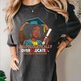 EdD Black Girls Doctor Of Education Graduation Black Women Women's Comfort Colors T-Shirt Pepper