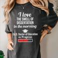 EdD Doctor Of Education Dissertation Doctorate Graduation Women's Comfort Colors T-Shirt Pepper