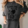 Elder Emo Club Skeleton Nostalgia It Wasn't a Phase Mom Women's Comfort Colors T-Shirt Pepper