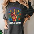 Elder Emo Nostalgia Skeleton Hand Women's Comfort Colors T-Shirt Pepper