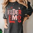 Elder Emo Retro Punk Typography Nostalgia Women's Comfort Colors T-Shirt Pepper
