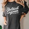 Electrical Engineer Graduation 2025 Engineering Graduate Women's Comfort Colors T-Shirt Pepper