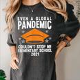 Elementary School 2021 Degree Graduation Graduate Women's Comfort Colors T-Shirt Pepper