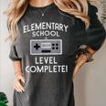 Elementary School Graduation Level Complete Gamer Women's Comfort Colors T-Shirt Pepper