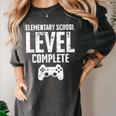 Elementary School Level Complete Gamer Graduate Graduation Women's Comfort Colors T-Shirt Pepper
