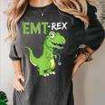 EMT Rex Paramedic Graduation Firefighter Women's Comfort Colors T-Shirt Pepper