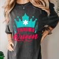 EMT Trauma Queen Paramedic Student T-Shirt Graduation Women's Comfort Colors T-Shirt Pepper
