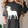 English Mastiff Graduation Dog Graduate Women's Comfort Colors T-Shirt Pepper