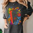 Equal Rights Book Flower Resist Feminist LGBTQ Floral Women's Comfort Colors T-Shirt Pepper